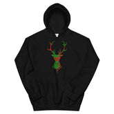 Happy Christmas Buck Deer Plaid Unisex Hoodie, Hoodies, $ 41.24, A Moment Of Now™
